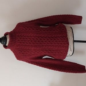 United By Blue Cable Knit Turtleneck Sweater Women's Small NWT